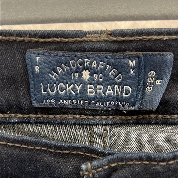 Lucky Brand Black Skinny Jeans Stretchy Denim - Picture 2 of 5